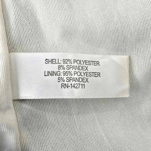 Eloquii Black White Stripe Zipper Knee Length Bottom Skirt Plus 18 - Picture 5 of 5